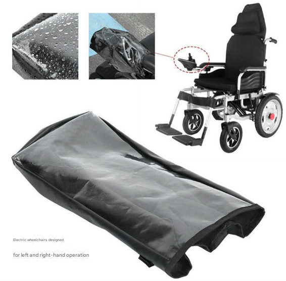 2 Pack Wheelchair Joystick Controller Cover - Transparent, Waterproof & Windproof