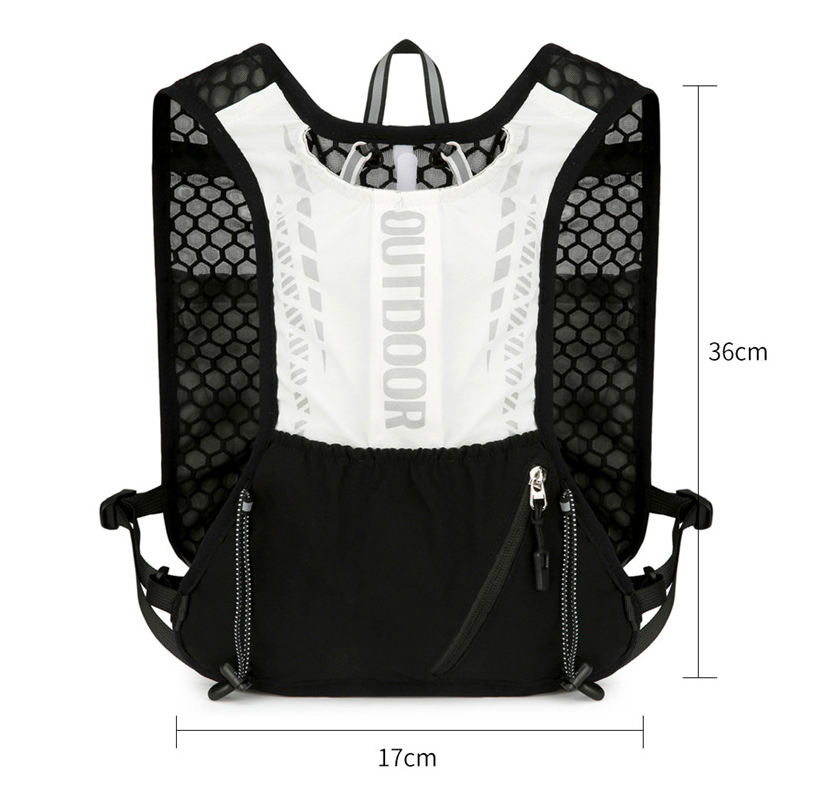 Pink 5L Breathable Hydration Vest Pack - Sweat-Wicking Running Bag, Cross-border Cycling Backpack, Marathon Trail Travel Nylon Hiking Pack