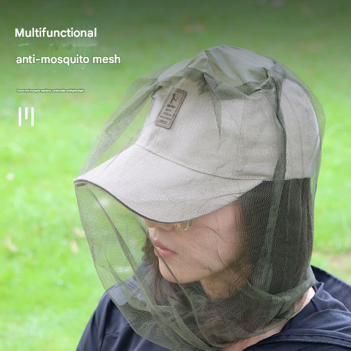 10-Piece Set: Outdoor Fishing &amp; Night Fishing Mosquito Head Net - Insect Repellent Hat Mesh, Sun Protection, Breathable Bee Hat &amp; Sun Visor for Men &amp; Women