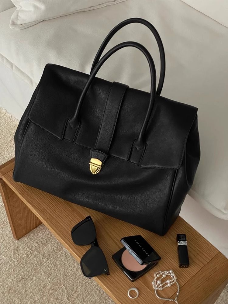 Sophisticated Ladies' Briefcase Tote Bag - High-End Business & Everyday Handbag (36x17.5x28 cm)