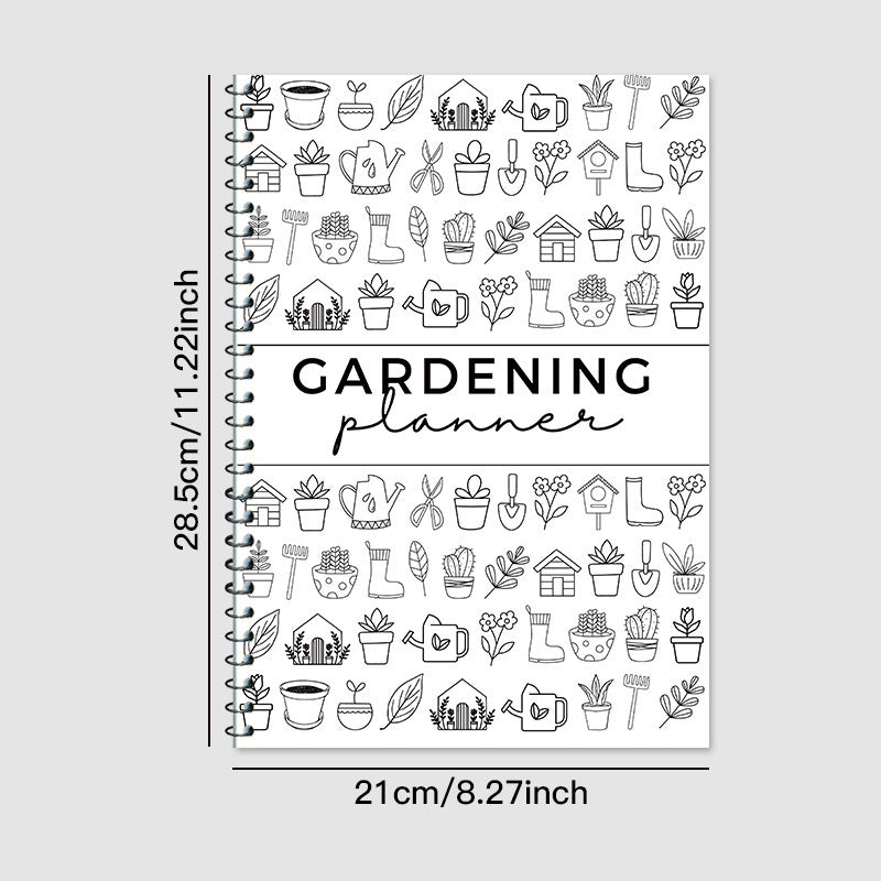 Garden Planner Journal & Plant Care Log Book with Layout Grids Watering Schedule and Budget Tracker for Indoor and Outdoor Gardening