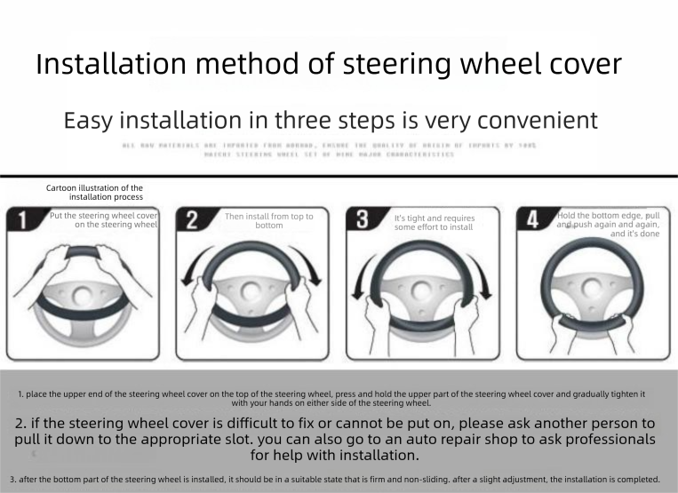 White-black Bling Crystal Steering Wheel Cover 38cm Universal Fit Rhinestone Car Accessories for Women - Non-Slip Diamond Protector for Standard 15 Inch Wheels