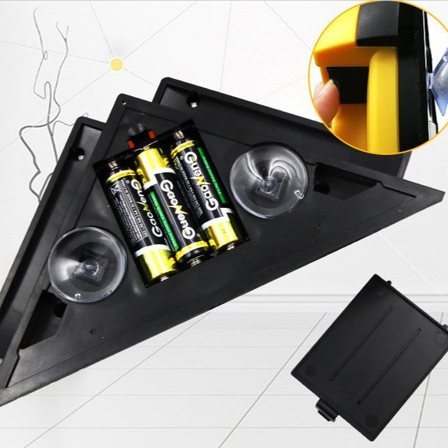 Red 90 Degree Laser Square Level Tool - Right Angle Line Projector for Tiling & Flooring Layout - Dual Bubble Alignment Aid for DIY Renovation (190mm)