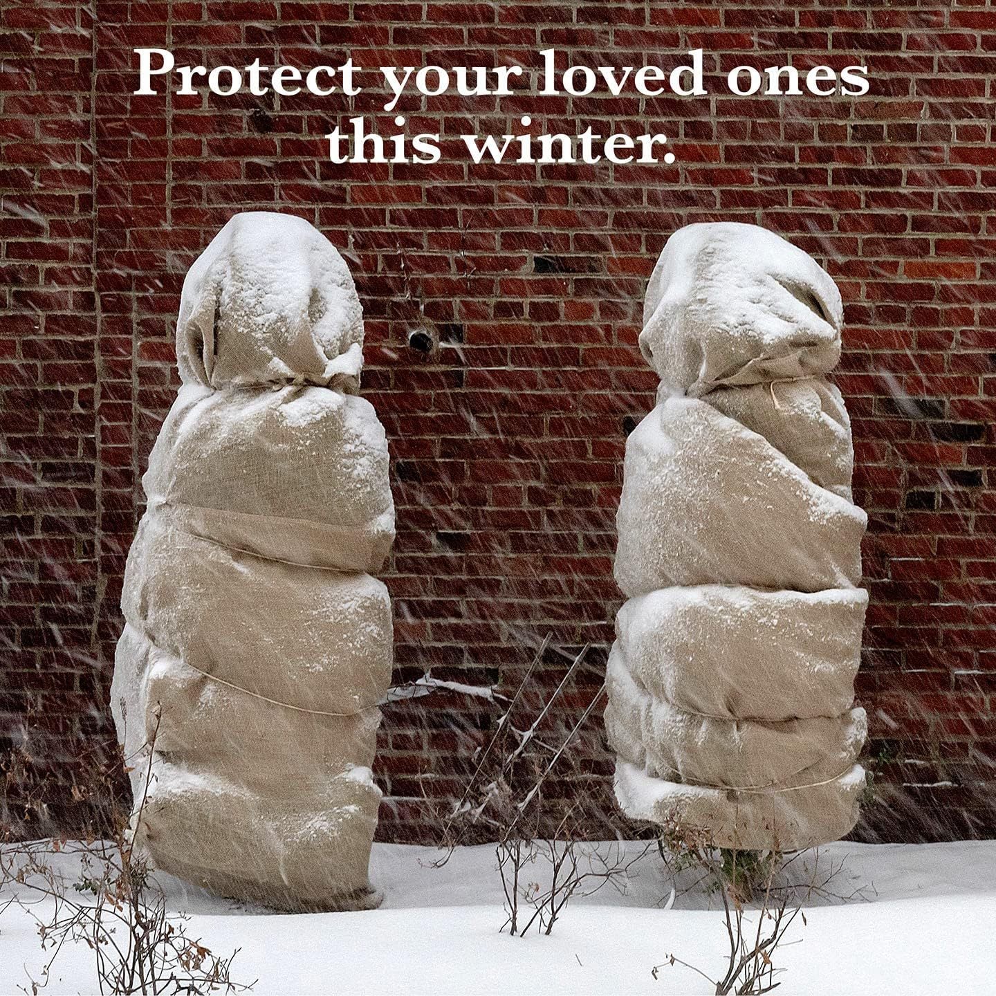 40in x 10ft Natural Jute Burlap Plant Blankets - High Density Winter Frost Protection for Australian Gardens and Trees