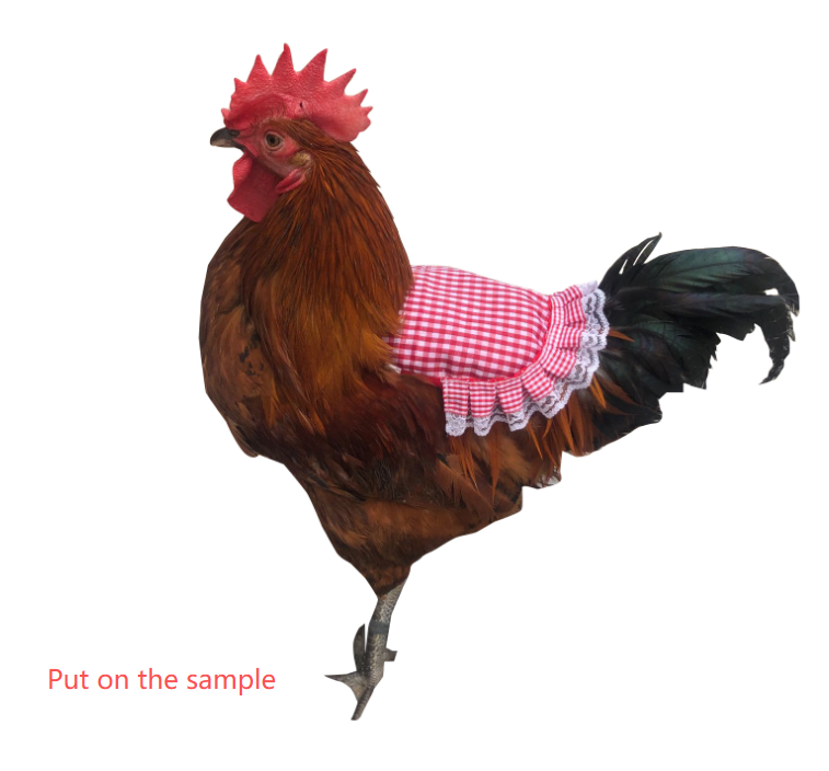 Pink Heart 4 Pack Hen Saddle Aprons for Backyard Chickens - Feather Protector for Poultry - Back Protection from Roosters - 22x23cm