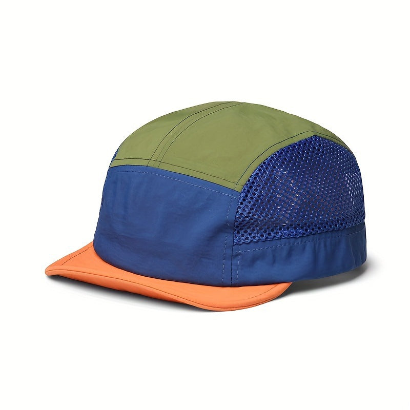 Dark Blue UPF 50+ Quick-Dry Outdoor Sun Hat with Breathable Mesh - Lightweight Adjustable Cap for Hiking, Camping and Fishing in the Australian Sun