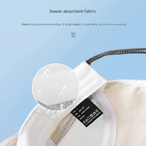 Dark Blue UPF 50+ Quick-Dry Outdoor Sun Hat with Breathable Mesh - Lightweight Adjustable Cap for Hiking, Camping and Fishing in the Australian Sun