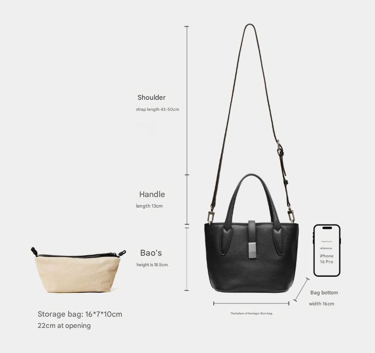 Brown Women's Vegetable Tanned Leather Bucket Bag Minimalist Crossbody Handbag with Inner Canvas Pouch for Work Daily Use