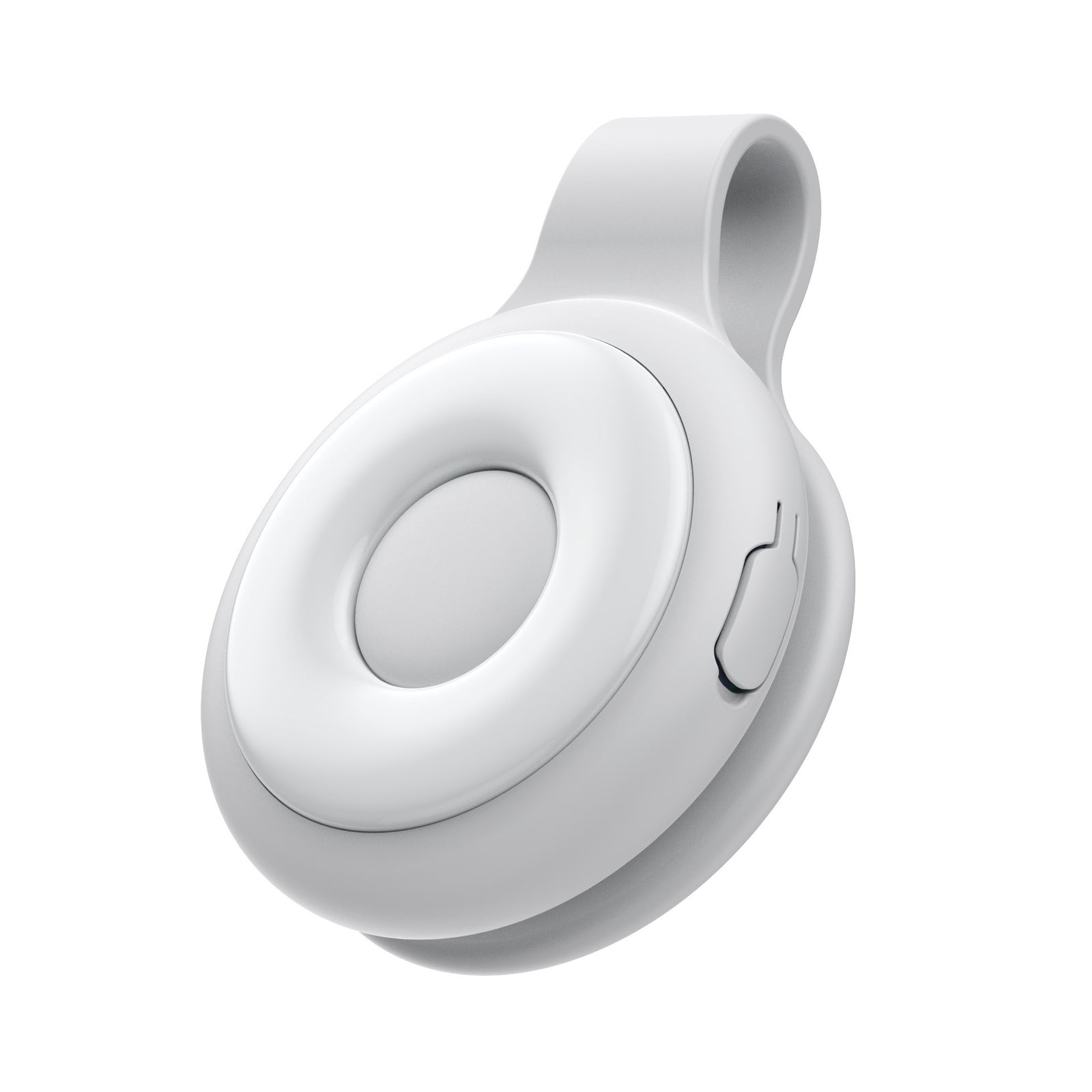 White Mini Magnetic Selfie Light Clip-On LED Phone Fill Light Rechargeable 500mAh 5 Lighting Modes Portable Video Light for Vlogging & Zoom Calls