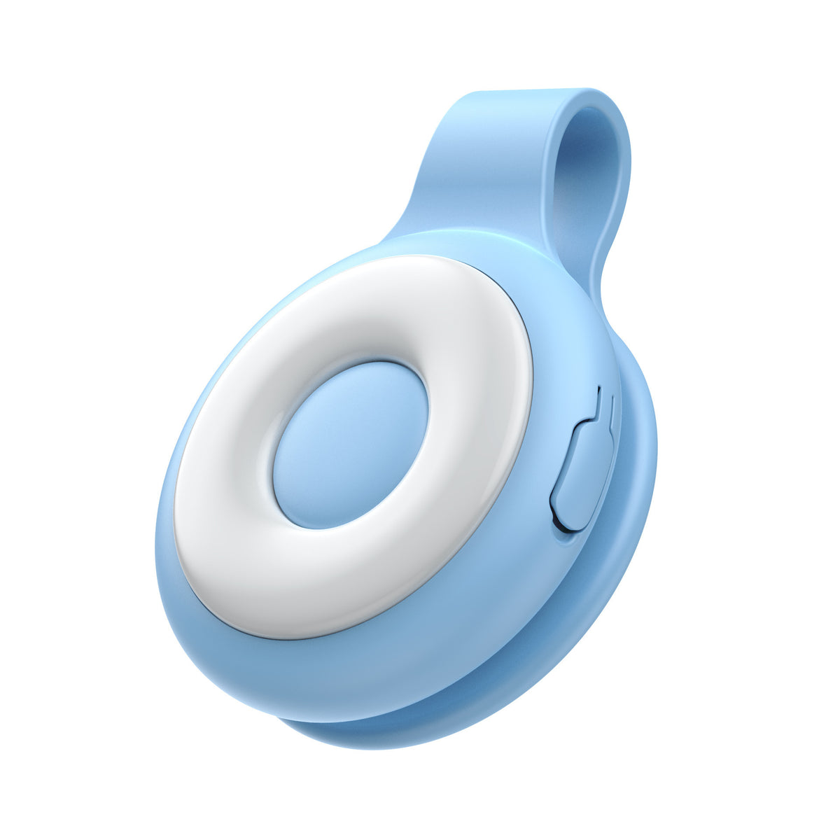 Blue Mini Magnetic Selfie Light Clip-On LED Phone Fill Light Rechargeable 500mAh 5 Lighting Modes Portable Video Light for Vlogging &amp; Zoom Calls