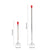 Red Adjustable Magnetic Golf Club Face Alignment and Swing Trainer