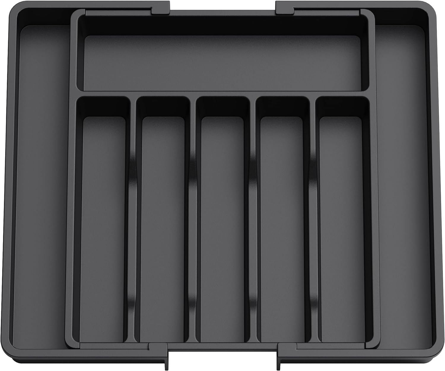 Black Adjustable Cutlery Tray (33-57cm)