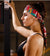 Blue Sports Headband with Removable Bluetooth Speakers