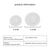 Men's White Invisible Chest Sticker (4.5cm) - TPU Anti-Scratch Sports Style