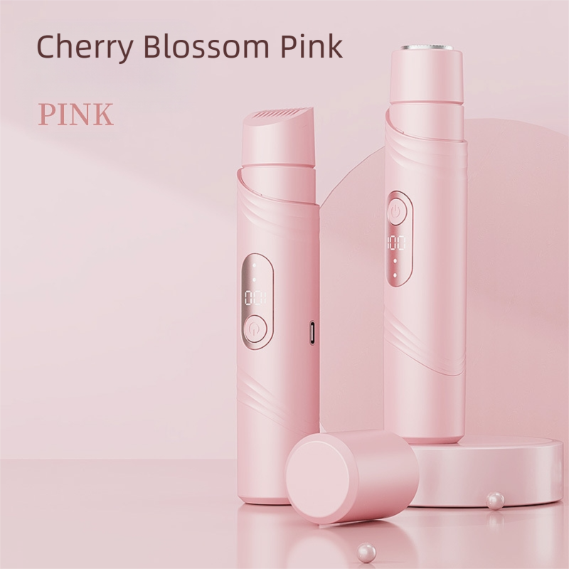 Pink Lectric Bikini Trimmer for Women, 1 Set Rechargeable 2 in 1 Body &amp; FacialHair Removal