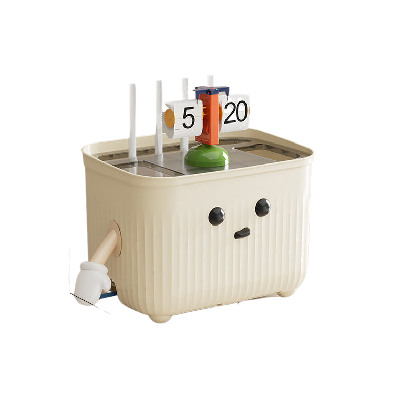 Power cord router storage box + 2 hands + eyes (large size)