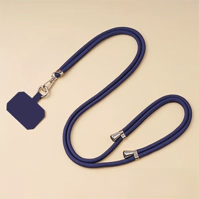 3-Pack Adjustable Blue Crossbody Phone Lanyards – Dual Wear Modes, Two-Ways of Hanging,Ultra-Slim 0.6mm Patch