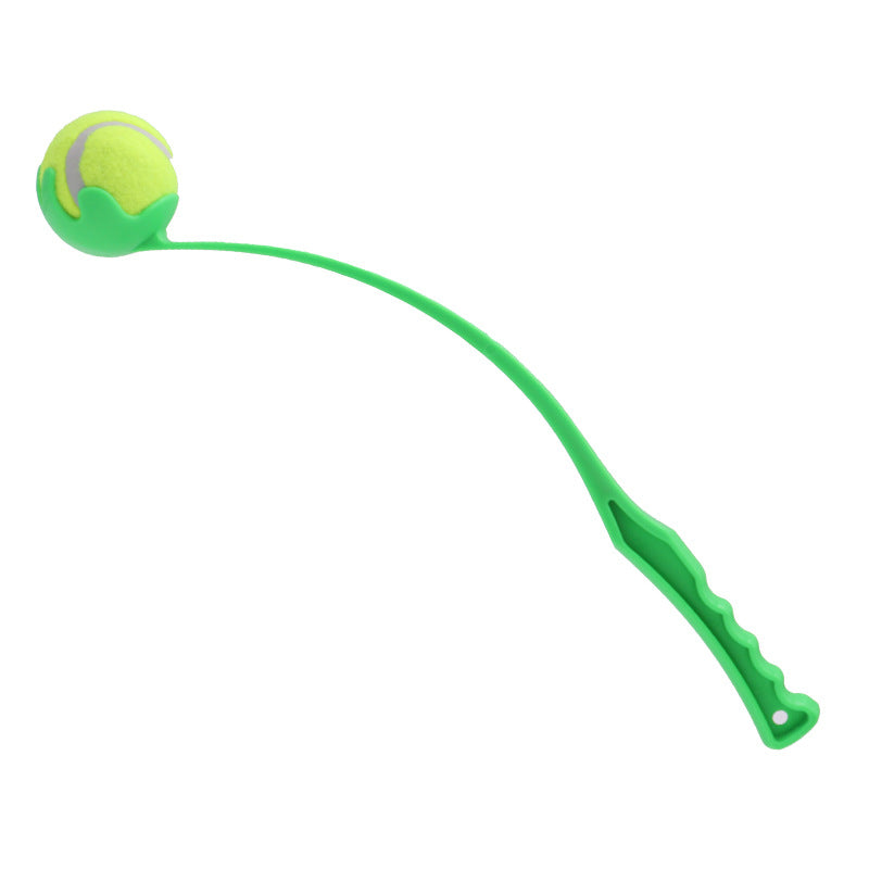 3-Pack Blue PP Dog Tennis Ball Launcher Stick(48 × 8 CM) - Manual Fetch Thrower for Long Distance Outdoor Training &amp; Hands-Free Pickup