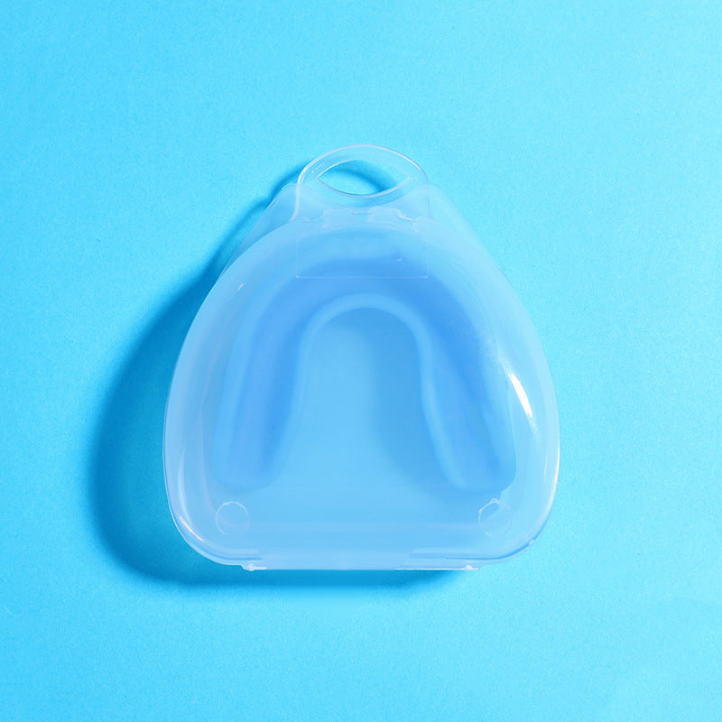 4-Pack Blue Food Grade Silicone Sports Mouthguard(6x5x1.7CM) With Vented PP Case- Instant Fit Mouth Guardfor High Shock Protection