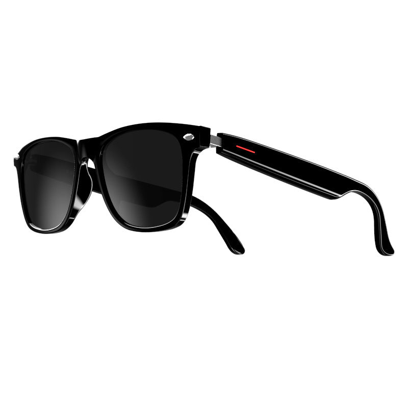 Black Ultra-Light AI Smart Sunglasses - Immersive Stereo Sound, Clear Noise Reduction, IPX Waterproof, Comfortable &amp; Stylish