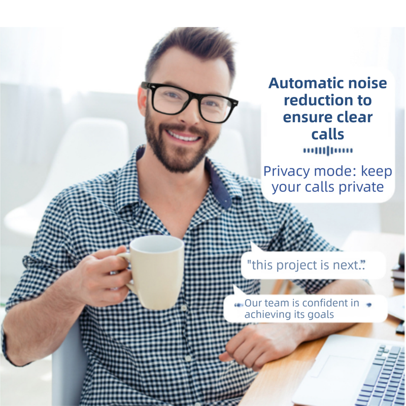 Pink-White Ultra-Light AI Smart Sunglasses - Immersive Stereo Sound, Clear Noise Reduction, IPX Waterproof, Comfortable & Stylish