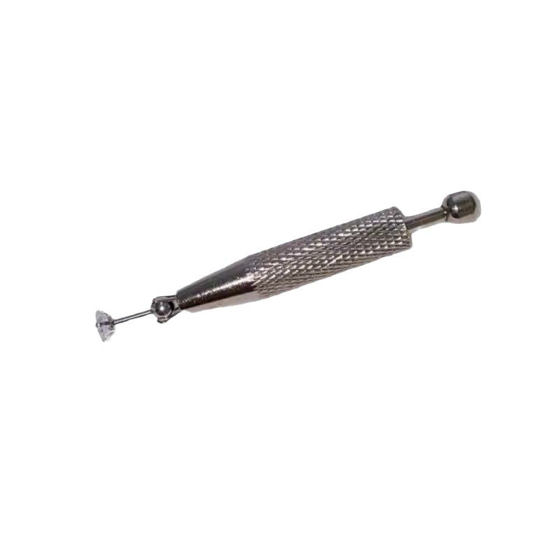 Stainless Steel Earring Wearer Helper - 4-Prong Grabber Tool , Ear Stud Threaded Ball Fixed Aid (6CM)