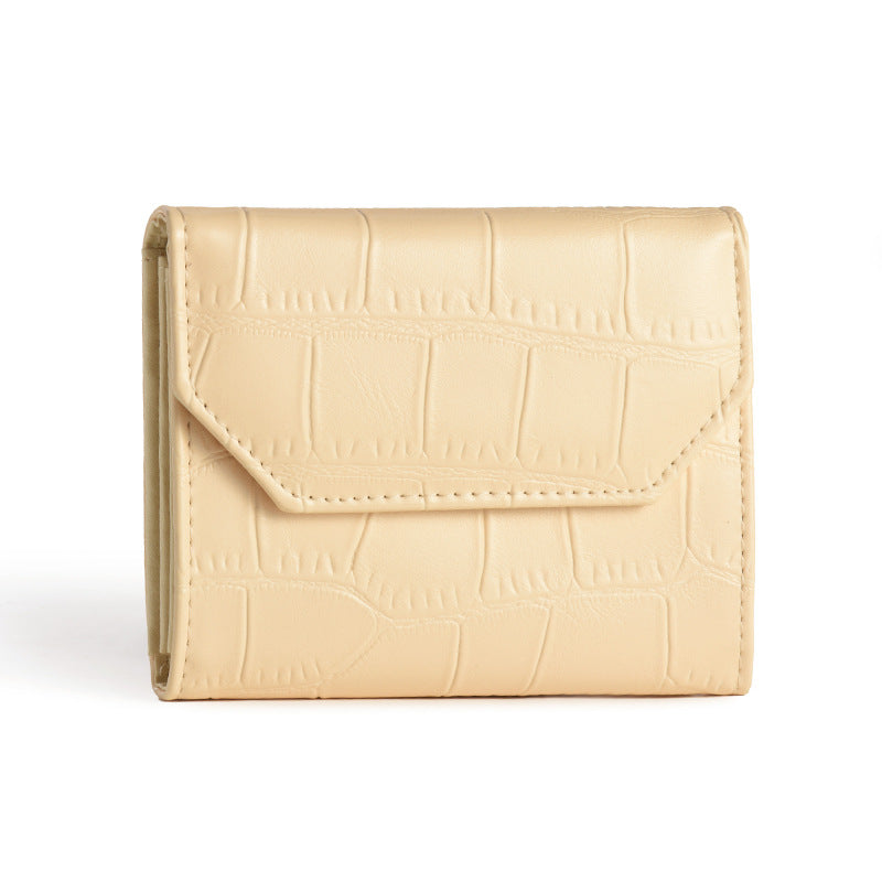 3-Pack Soft PU Rhombus Pattern Quilted Lipstick & Card Holder - Portable & Durable Cosmetic Pouch / Coin Purse (Brown Quilted & Beige Crocodile Pattern & Black Crocodile Pattern Set)