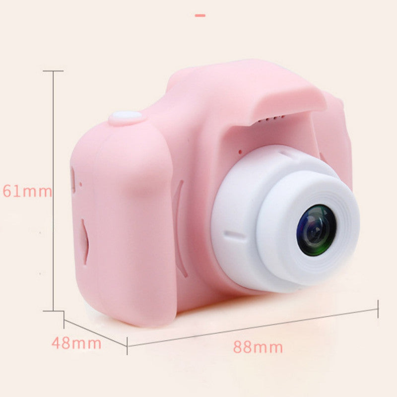 X2 Blue Single Lens Kids Carrot Bunny Digital Camera - Multi-Functions With 20MP Interpolation, Photo & Multiple Filters, 1080P Video and Game