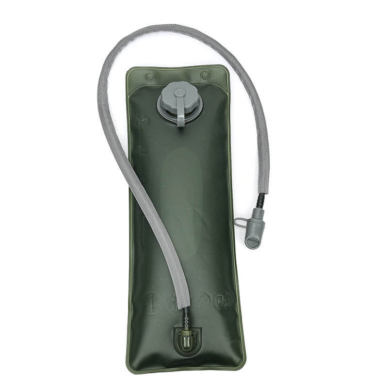 Outdoor Grey 2L Hydration Bladder for Running &amp; Cycling - Eco-Friendly PEVA Material Water Reservoir Pack Insert with Bite Valve &amp; 93CM Water Pipe