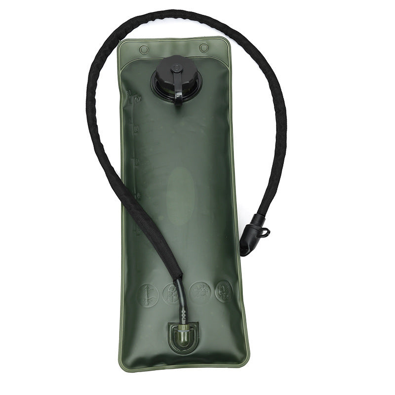 Outdoor Black 3L Hydration Bladder for Running &amp; Cycling - Eco-Friendly PEVA Material Water Reservoir Pack Insert with Bite Valve &amp; 93CM Water Pipe
