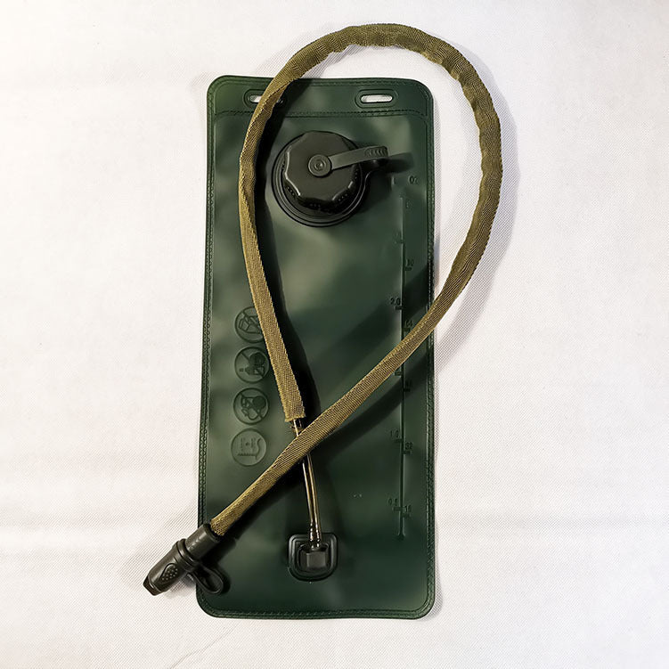 Outdoor Green 3L Hydration Bladder for Running & Cycling - Eco-Friendly PEVA Material Water Reservoir Pack Insert with Bite Valve & 93CM Water Pipe