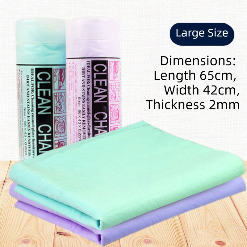 2-Pack Large Size Super Absorbent Quick Drying Pet Towel with Storage Canister(65x42CM) - NonHair-Stick PVA Bath Towel for Dogs & Cats, Random Color