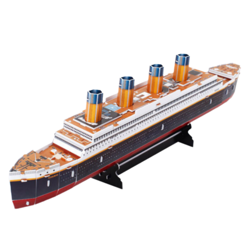Standard Edition (35Pieces) 3D Titanic Ship Model Puzzle Kit - DIY Nautical Series Toy for Kids & Adults, Educational Building Blocks
Number of pieces