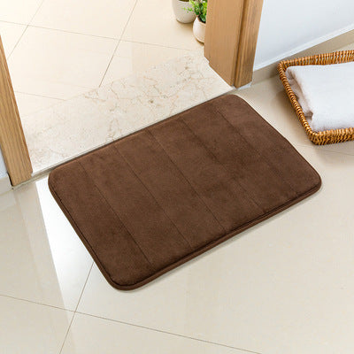 Dark Brown Ultra-Absorbent Non-Slip Thickened Bath Mat(1.8x40x60CM) - Luxurious Durable Soft Floor Rug with Rubber Backing, Hand &amp; Machine Washable Doormat for Bathroom &amp; Entry