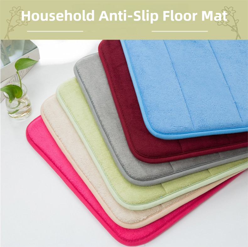 Pink Ultra-Absorbent Non-Slip Thickened Bath Mat(1.8x40x60CM) - Luxurious Durable Soft Floor Rug with Rubber Backing, Hand & Machine Washable Doormat for Bathroom & Entry