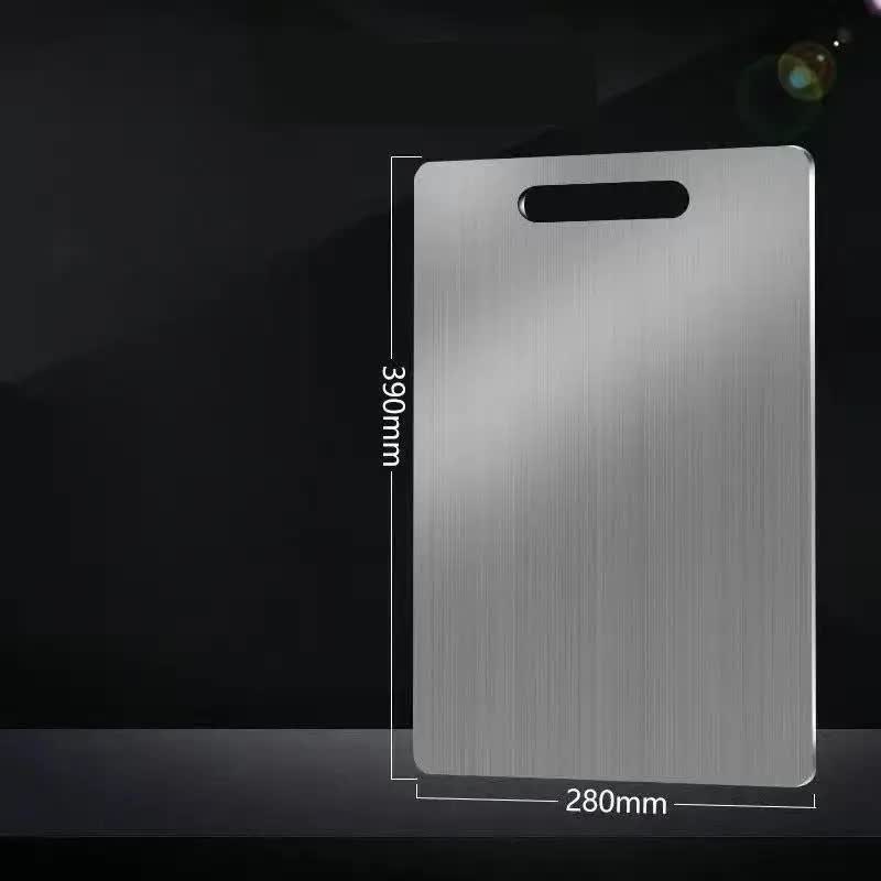 Dual-Sided Stainless Steel Chopping Board - Hygienic &amp; Durable Kitchen Cutting Board for Meat, Veggies &amp; More(28*39cm)