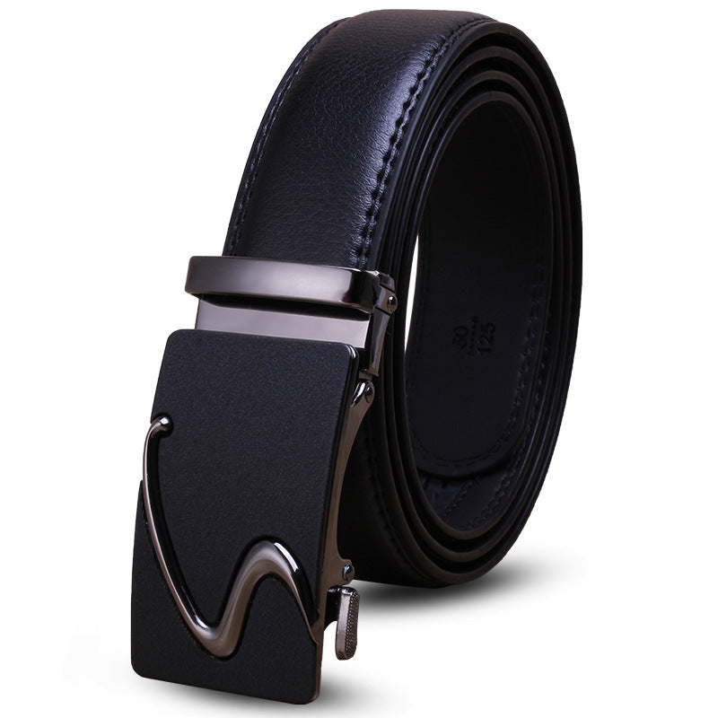 Valentine's Day Gift - Premium Men's Genuine Leather Automatic Buckle Belt - Business &amp; Casual(Style 2)