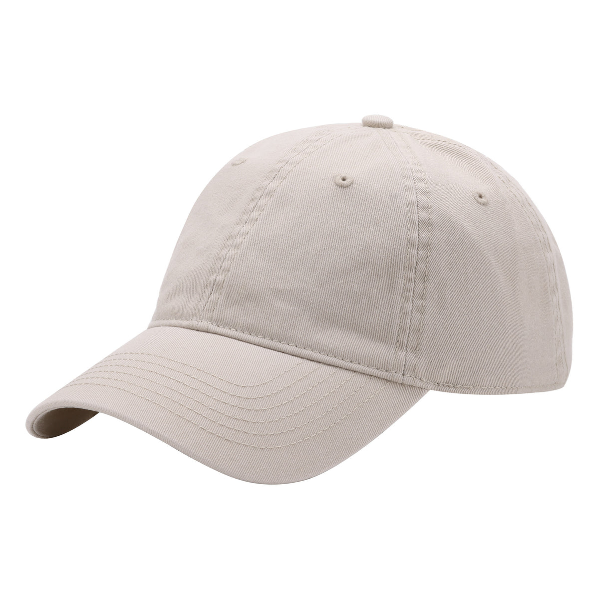 Beige Premium Pure Cotton Quick-Dry Baseball Cap - Outdoor Sports &amp; Camping Sun Hat, Adjustable Fit(59-65cm)