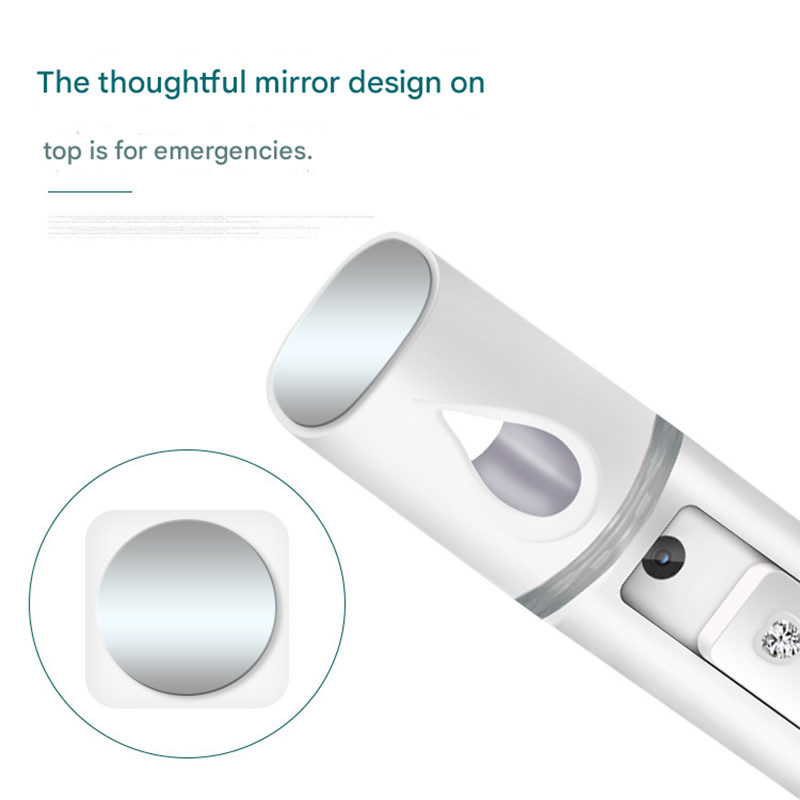 Pink Portable Nano Facial Mister - 20mL USB Rechargeable Hydrating Sprayer for Face & Skin