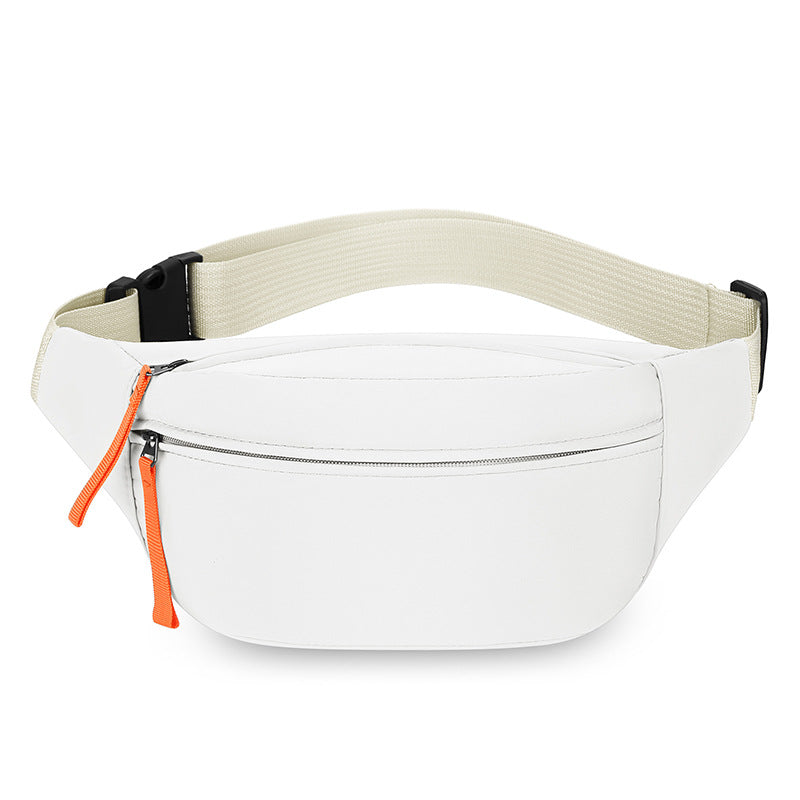 Beige Women&#39;s Fashion Crossbody Sling Bag Large Capacity Casual Shoulder Bag Waterproof Nylon Waist Pack for Travel Sports(Style One)