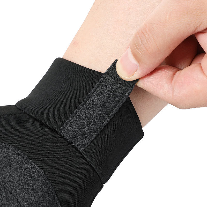 Grey Winter Thermal Gloves for Men Outdoor Cycling Driving Waterproof Touch Screen Warm Fleece Lining Anti-Slip(Size:M)