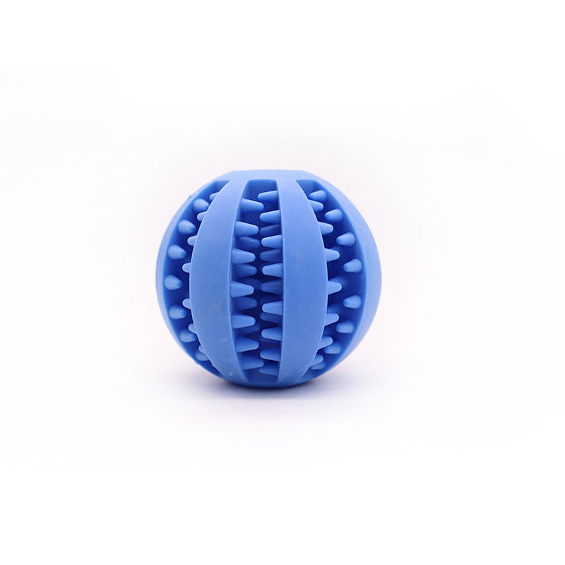 Blue TPR Dog Chew Ball Set – 3-Piece Size Combination (Small, Medium, Large) with Food Hiding Design for Teeth Cleaning and Mental Stimulation in Australia
