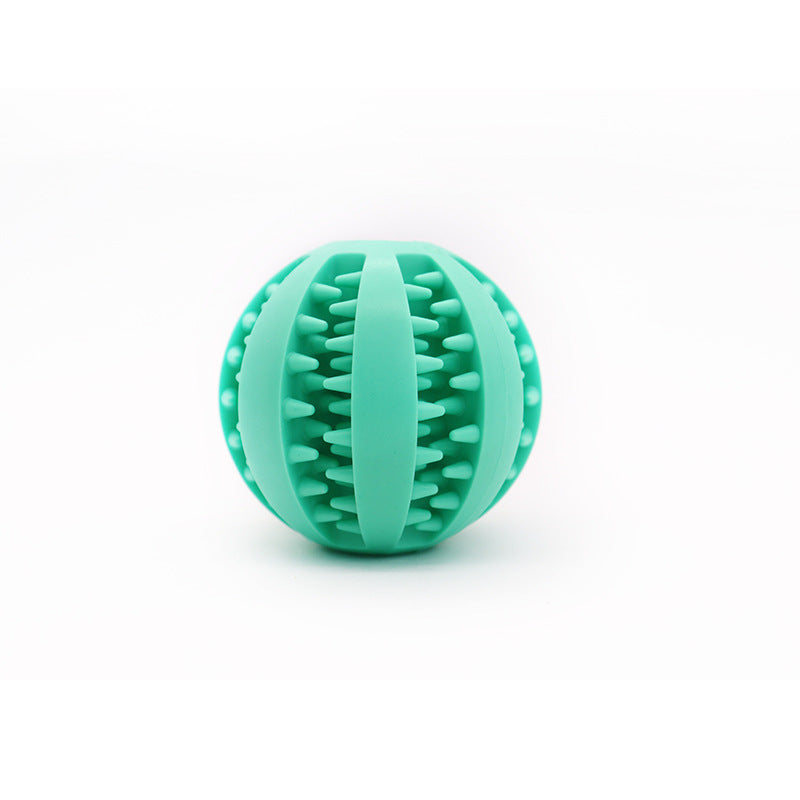 Cyan TPR Dog Chew Ball Set – 3-Piece Size Combination (Small, Medium, Large) with Food Hiding Design for Teeth Cleaning and Mental Stimulation in Australia