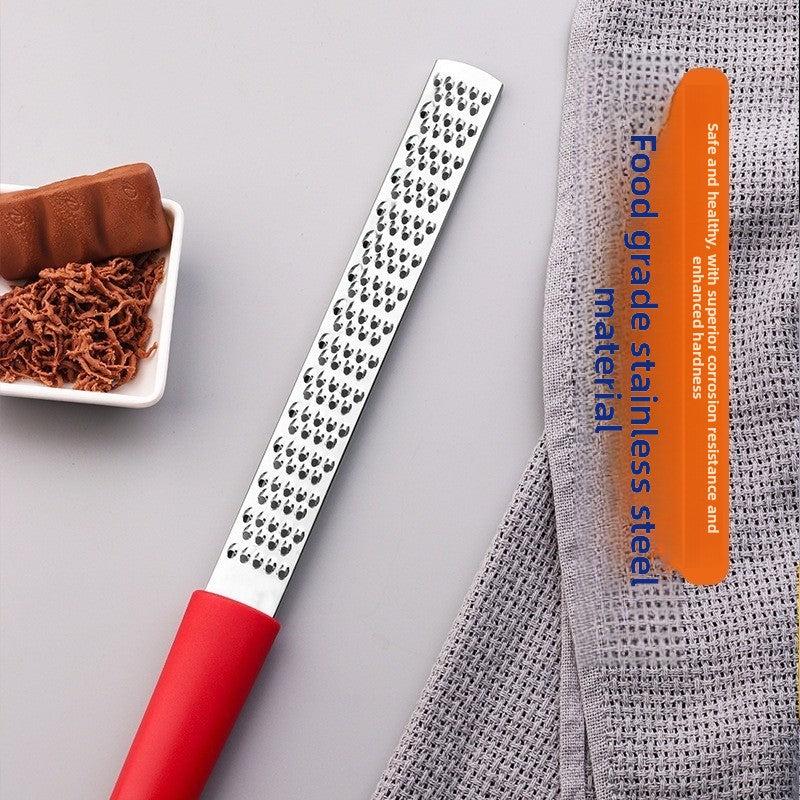 3-PCS Yellow Stainless Steel Lemon Zester and Cheese Grater 32cm Long Multi-functional Kitchen Grater for Citrus Ginger and Chocolate Australian Home Cooking