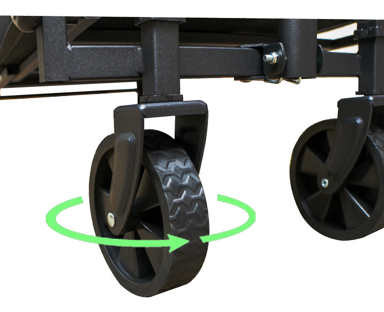 Mini Foldable Outdoor Camping & Utility Wagon with 5-Inch Wheels