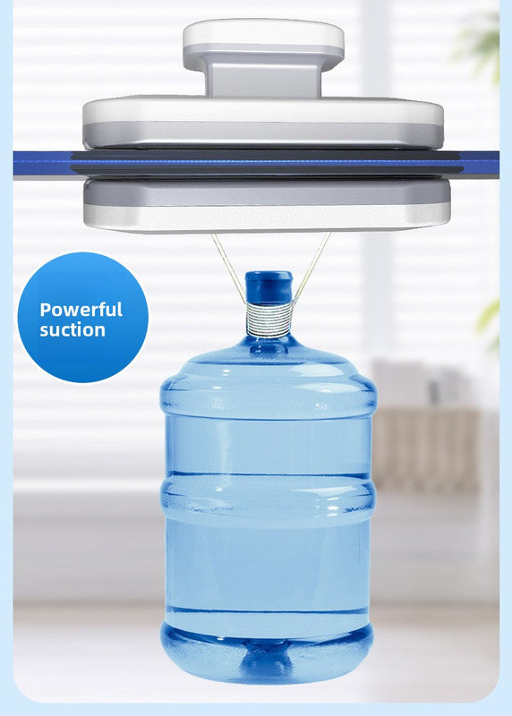 Magnetic Double Sided Window Cleaner for 15-26mm Double Glazed Glass High Rise Safety Wiper Tool White