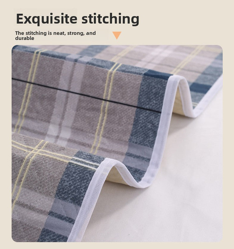 Washable Incontinence Bed Pad 115x200cm Reusable Waterproof Mattress Protector with Non-Slip Backing 4-Layer Absorbent Underpad for Elderly and Adults Dark Brown