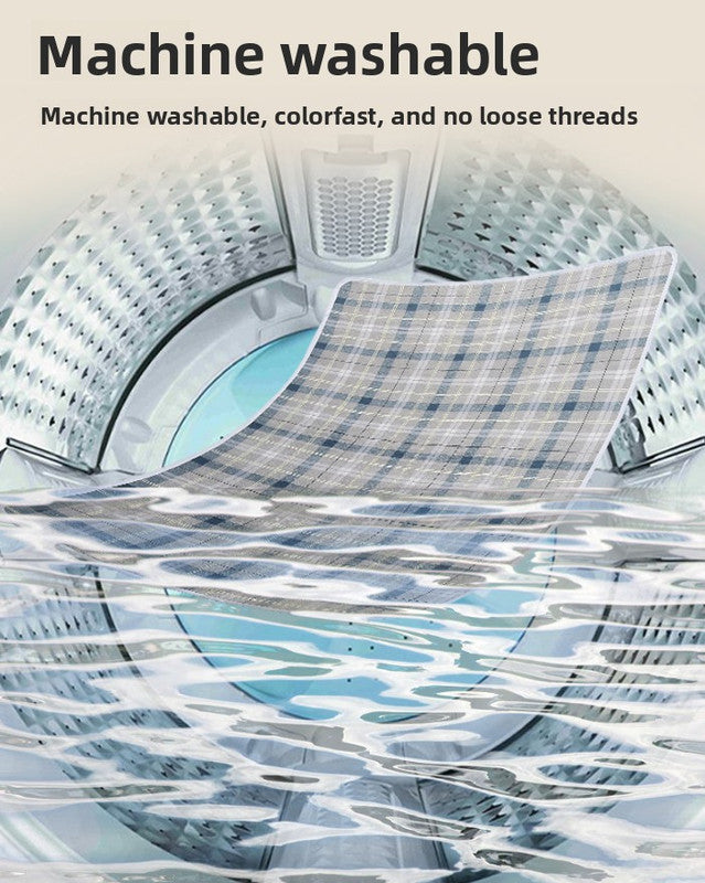 Washable Incontinence Bed Pad 150x200cm Reusable Waterproof Mattress Protector with Non-Slip Backing 4-Layer Absorbent Underpad for Elderly and Adults Medium blue