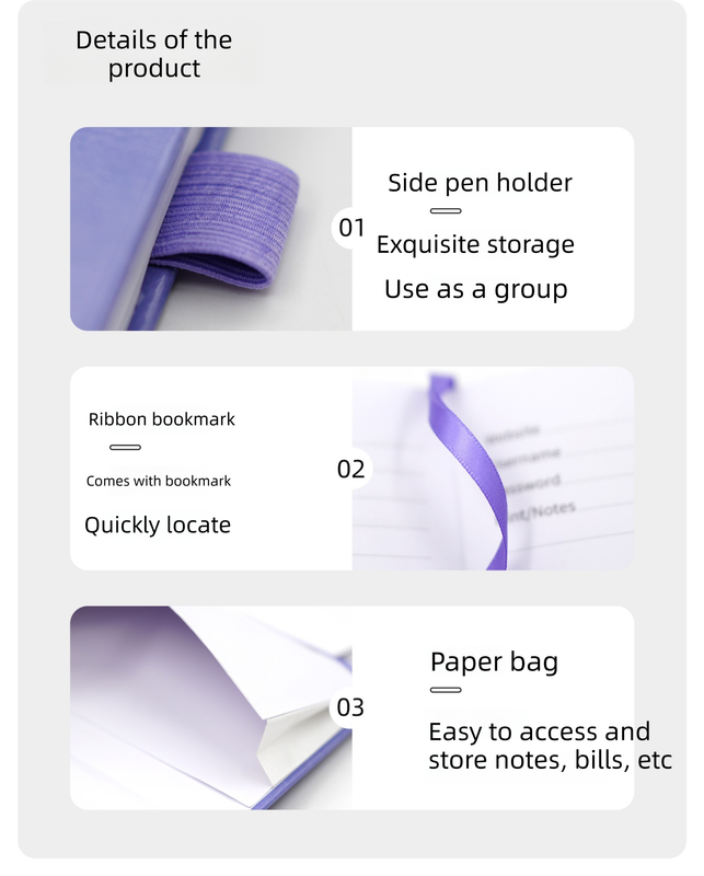 Burgundy Password Log Book with Alphabetical Tabs Internet Address Organizer Small PU Leather Notebook with Owl Design Pen Holder and Inner Pocket Ideal for Home and Office