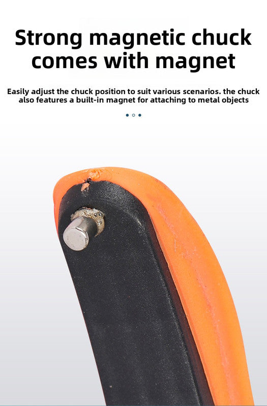 Green and Black Handle Foldable Grabber Reacher Tool - 83cm Aluminium Litter Picker with Magnetic Tip - Lightweight Mobility Aid for Garden & Home Rubbish Cleanup